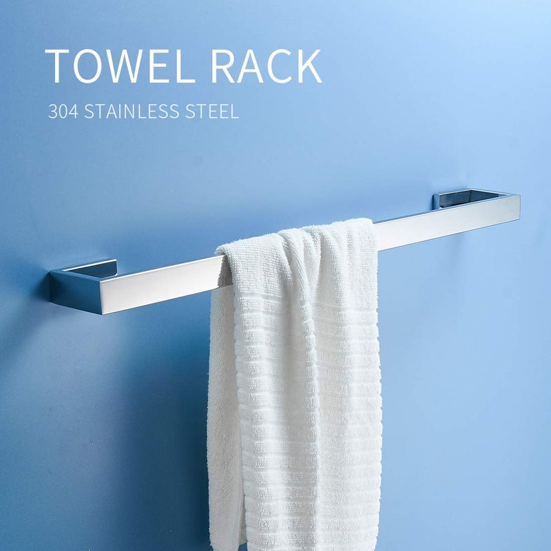Fapully 4 Piece Bathroom Accessories Set Stainless Steel Wall Mounted,Chrome Polish Finished - Image 5